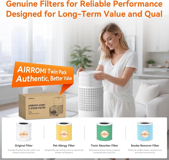 AIRROMI Air Purifier for Bedroom - Image 9