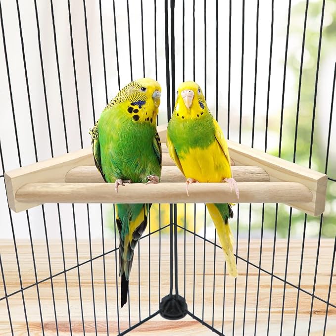 Litewoo Bird Perch Corner Platform Stand Shelf - Image 4