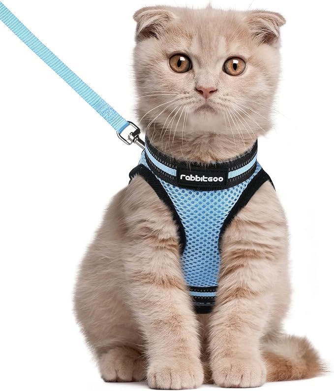rabbitgoo Cat Harness and Leash Set by rabbitgoo