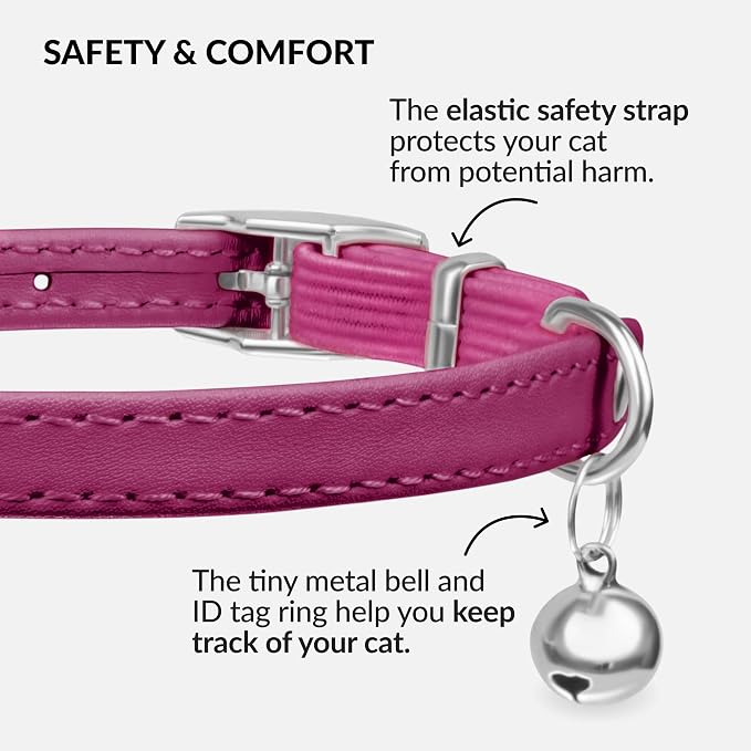 CollarDirect Leather Cat Collar - Image 3