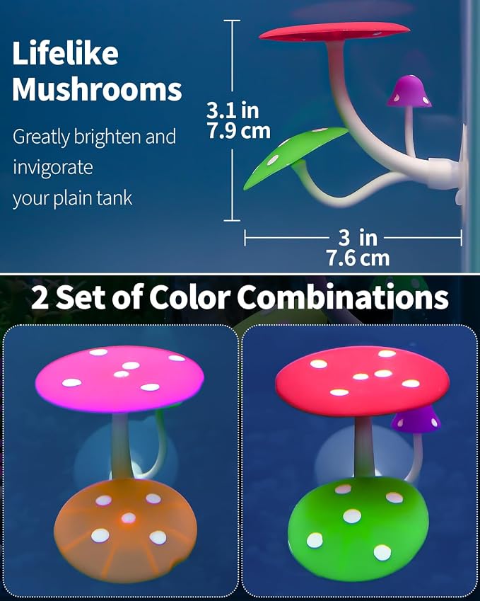 Uniclife Betta Mushroom Hammock Soft Aquarium Rest Bed Fish Breeding Playing Pad - Image 4