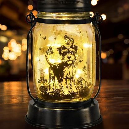 kyoryuger Schnauzer Gifts for Women/Men Schnauzer Solar Lanterns Dog Mom - Image 8