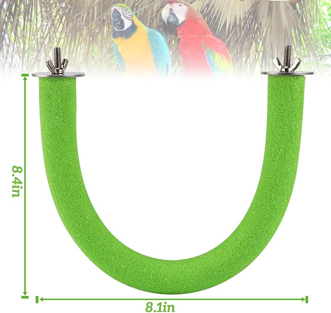 Rypet U Shape Parrot Perch Stand Toy - Image 2