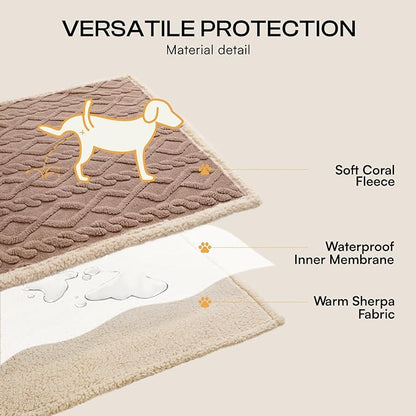 Luciphia Waterproof Pet Blanket, Liquid Pee Proof Dog Blankets - Image 3
