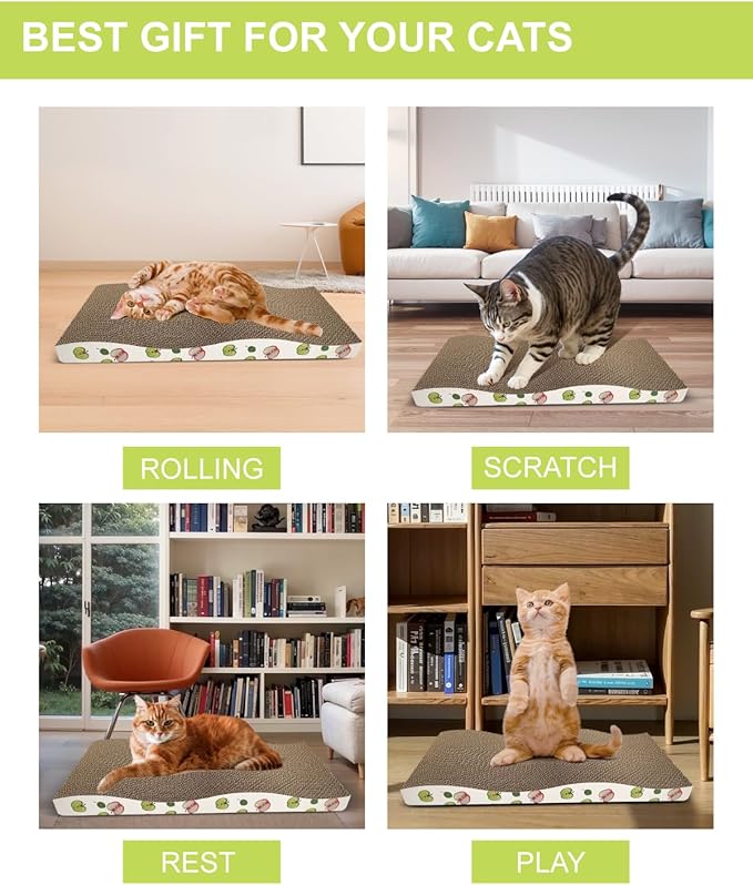Cat Scratching Board, Corrugate Cat Scratcher - Image 7