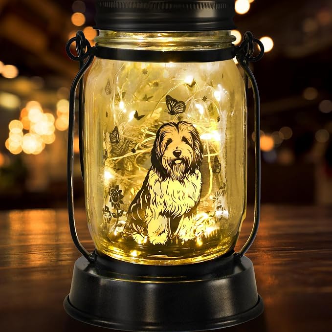 Polish Lowland Sheepdog Gifts for Women/Men, Pet Solar Lanterns Polish Lowland by kyoryuger