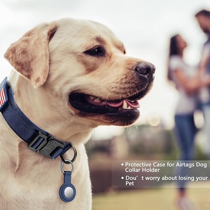 DAGANXI Tactical Dog Collar, Adjustable Military Training Nylon Dog Collar - Image 2