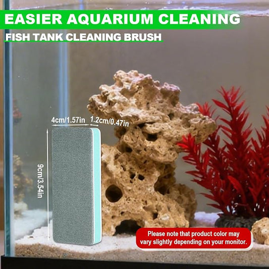 4pcs Double-Sided Fish Tank Cleaning Brushes, EVA Aquarium Sponge Brush - Image 2