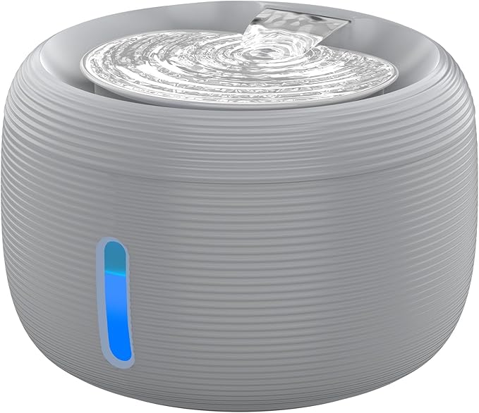 SIBAYS 3.5L/118oz Large Capacity Cat Water Fountain, Automatic Quiet Pet Water by SIBAYS