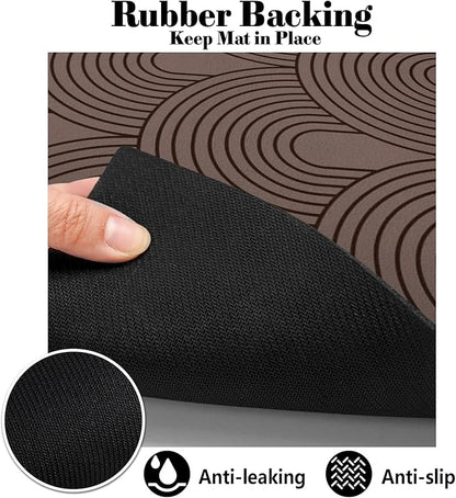 Dog Food Mats for Floors Absorbent, Pet Cat Food Mat - Image 4