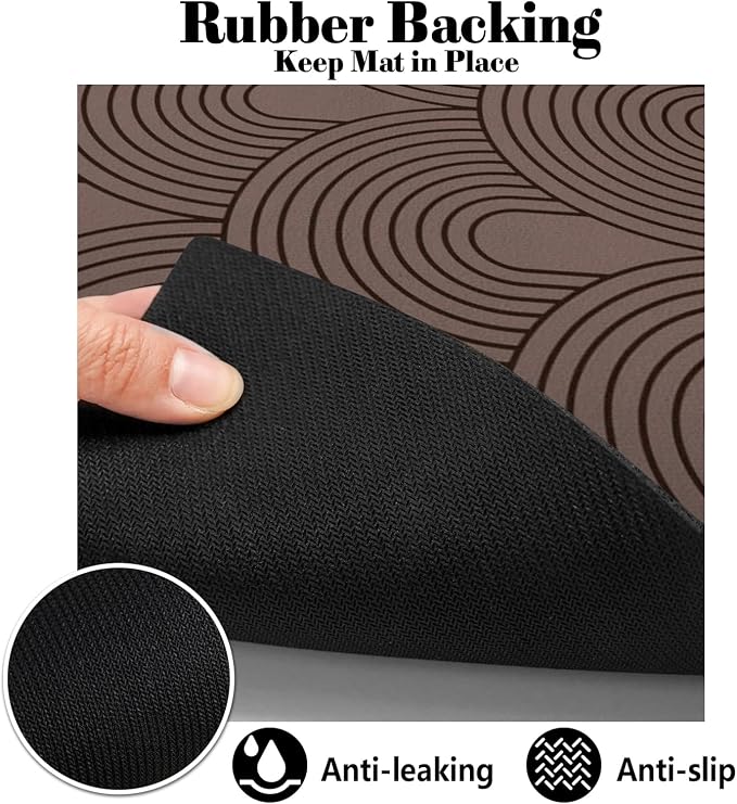 Dog Food Mats for Floors Absorbent, Pet Cat Food Mat - Image 4