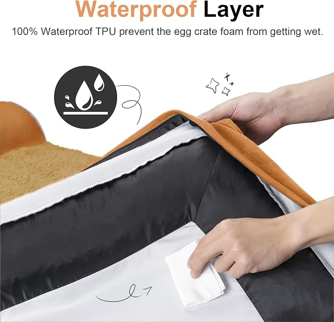 Medium Large Dog Bed Orthopedic Washable: Beds Bolster Medium Large Sized Dog - Image 4