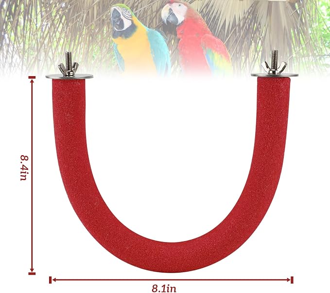 Rypet U Shape Parrot Perch Stand Toy - Image 2