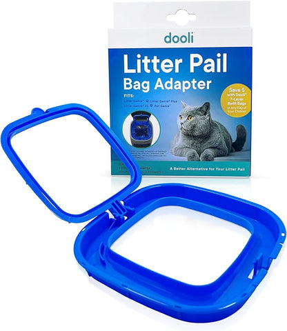 Cat Litter Pail Bag Adapter, Fits Litter Genie, Fits LItter Genie Plus by dooli
