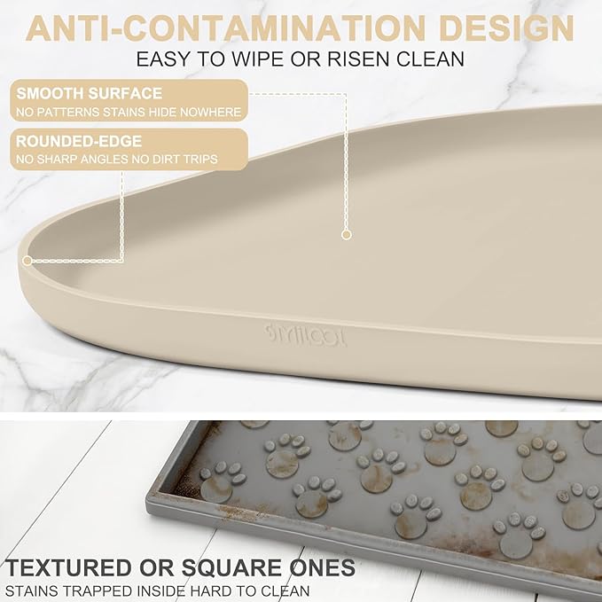 Silicone Pet Food Mat with Raised Edge - Image 5
