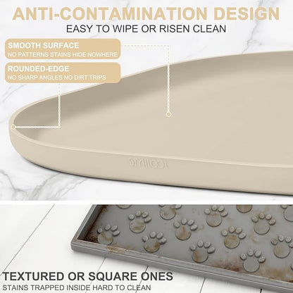 Silicone Pet Food Mat with Raised Edge - Image 5