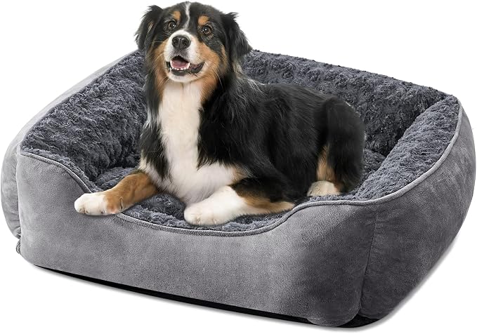 JOEJOY Rectangle Dog Bed for Large Medium Small Dogs by JOEJOY