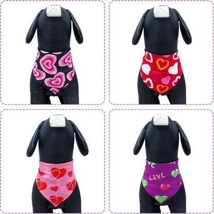 30 Pack Valentines Day Dog Bandanas Bulk - Image 8