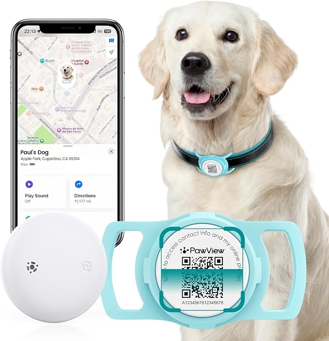 Smart Pet Tracker for Collar by PawView