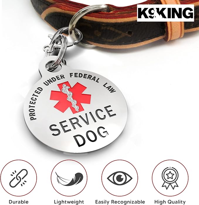 Service Dog Tag Double Sided - Image 3