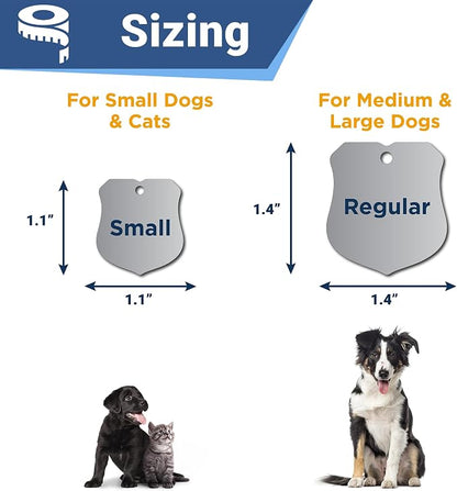 GoTags Stainless Steel Pet ID Tags, Personalized Dog Tags and Cat Tags - Image 7