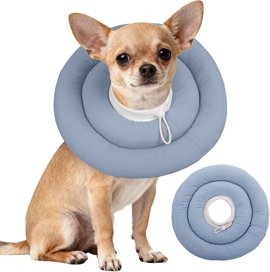 IDOMIK Dog Recovery Collar, Waterproof Soft Dog Cone After Surgery, Comfy by IDOMIK