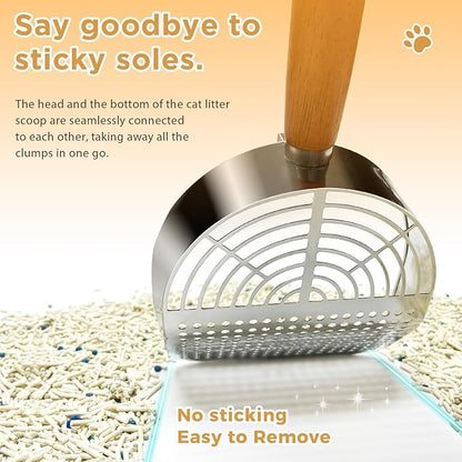 Stainless Steel Litter Scoop, Kitty Litter Scooper, Metal Cat Litter Scoop - Image 6