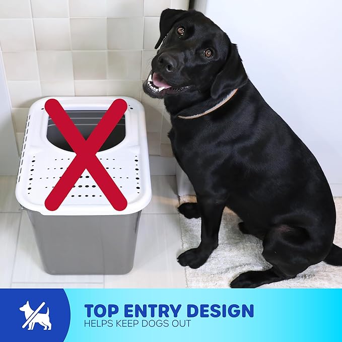 Petmate Enclosed Cat Litter Boxes - Image 3