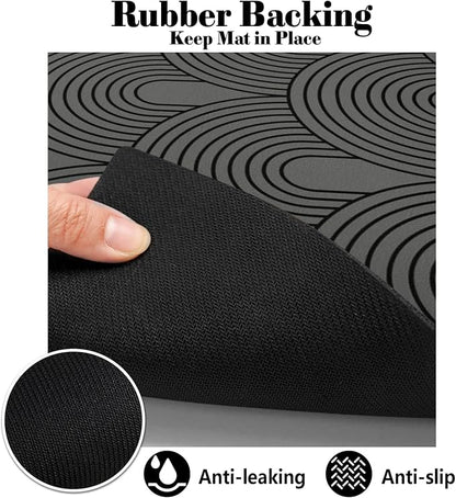 Dog Food Mats for Floors Absorbent, Pet Cat Food Mat - Image 4