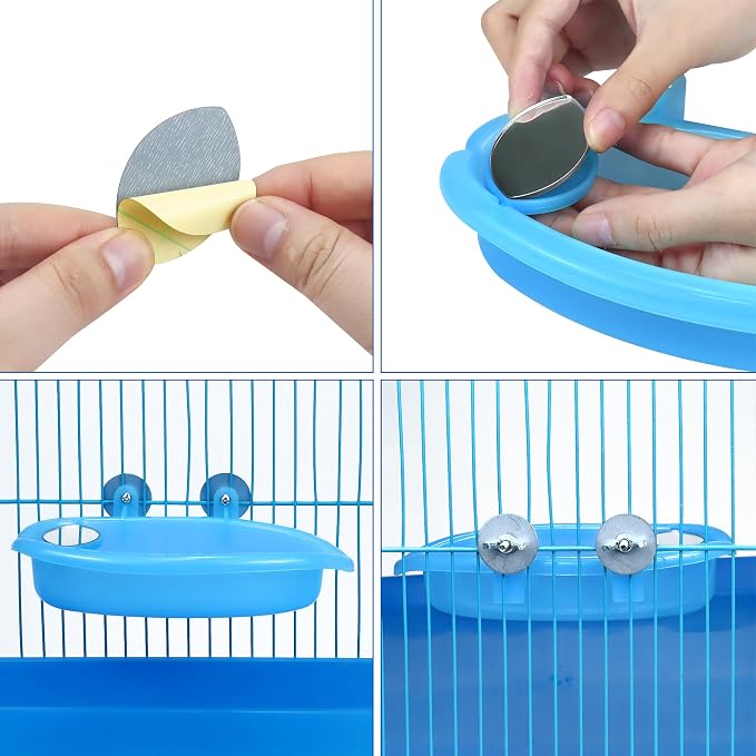 Bird Bath for Cage, Bird Bath Toy - Image 4