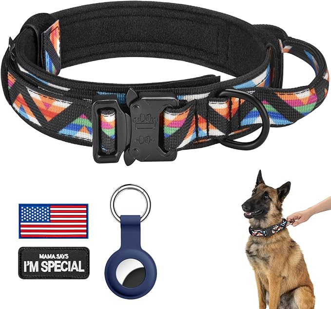 DAGANXI Tactical Dog Collar, Adjustable Military Training Nylon Dog Collar by DAGANXI