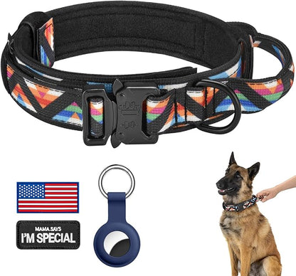 DAGANXI Tactical Dog Collar, Adjustable Military Training Nylon Dog Collar by DAGANXI