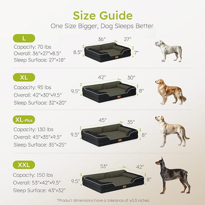 Dog Beds for Large Dogs, Orthopedic Dog Bed - Image 8