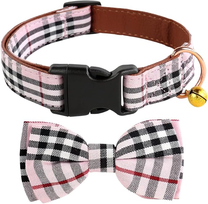 Yizepet Dog Collar with Bow Tie- Adjustable pet Collar - Image 2