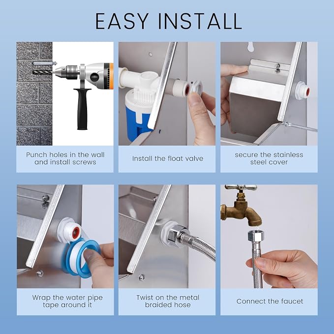 Automatic Water Dispenser for Dog, 2.1 Gallon Dog Water Bowl Dispenser for - Image 7
