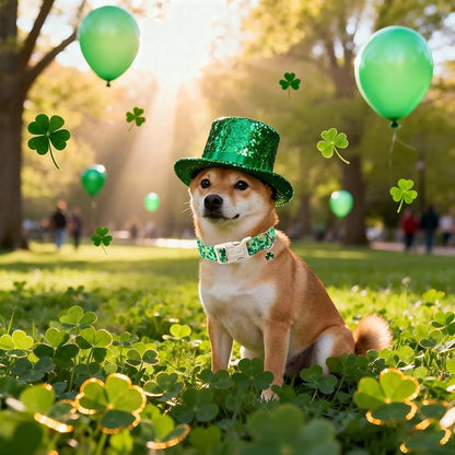 St. Patrick's Day Dog Collar for Small Dogs - Image 3