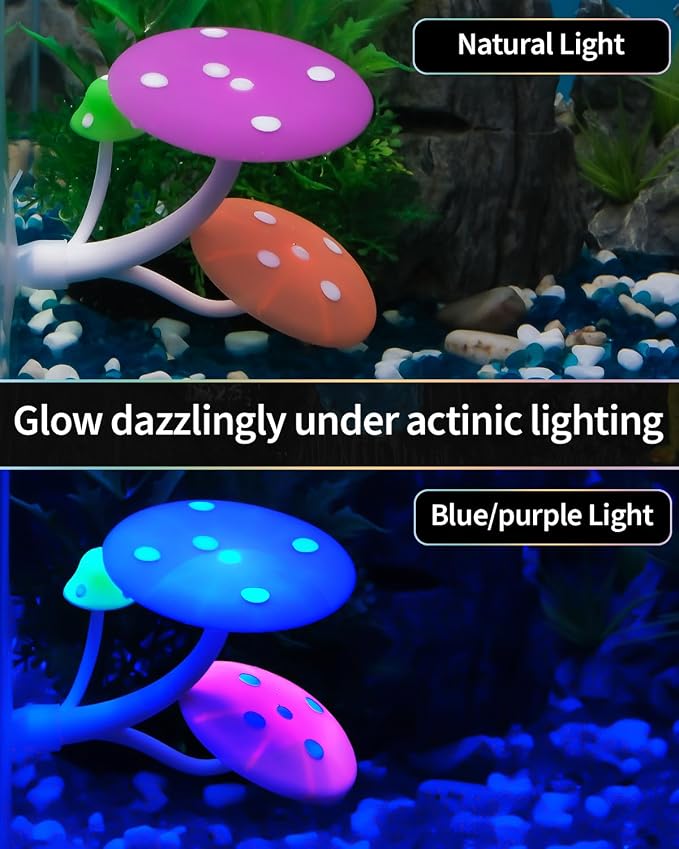 Uniclife Betta Mushroom Hammock Soft Aquarium Rest Bed Fish Breeding Playing Pad - Image 3