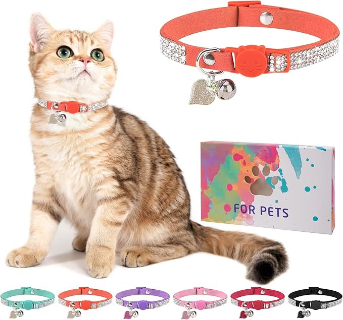 Rhinestone Cat Collar Breakaway by DILLYBUD