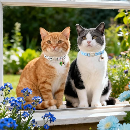2 Pack Dinosaur Cat Collars Breakaway - Image 5