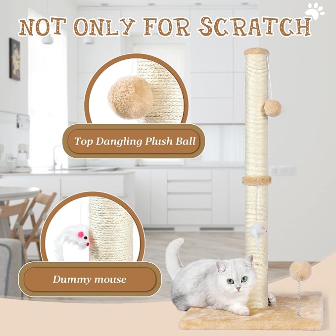 ANWA 32" Tall Cat Scratching Posts - Image 4
