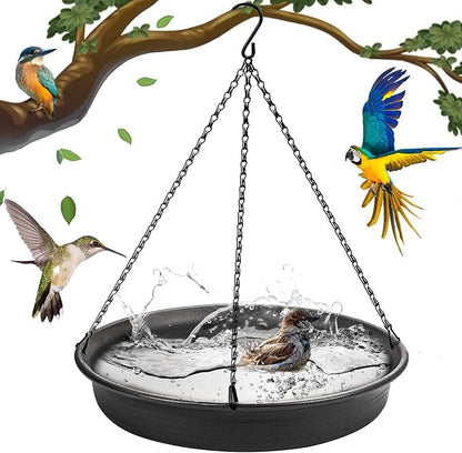 Hanging Bird Bath Hanging Bird-Feeder by CARGEN