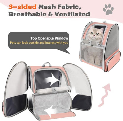 Cat Backpack Carrier, Pet Carrier Airline Approved - Image 3