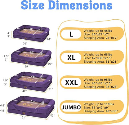 Washable Orthopedic Large Dog Bed - Image 7