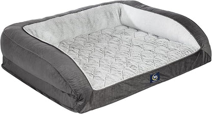 Serta Orthopedic Supportive Foam Quilted Couch Dog Bed by Serta