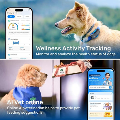 AI GPS Tracker for Dogs, Real Time Location and AI Vet Health Management - Image 5