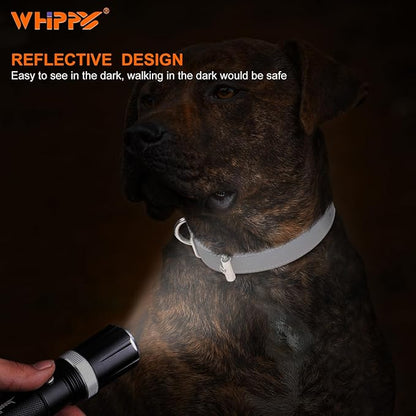 WHIPPY Leather Dog Collar for Medium Large Dog Adjustable Soft Leather Padded - Image 2