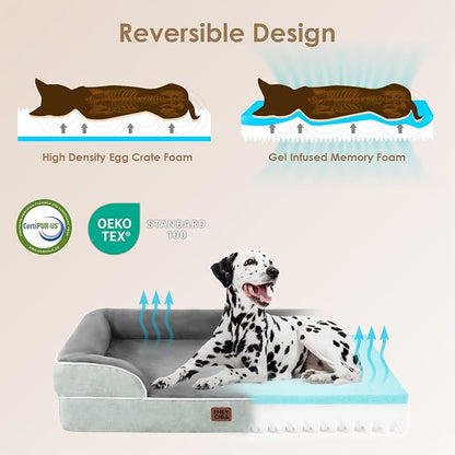 EHEYCIGA Orthopedic Dog Bed for Medium Dogs, Waterproof Memory Foam Medium Dog - Image 4