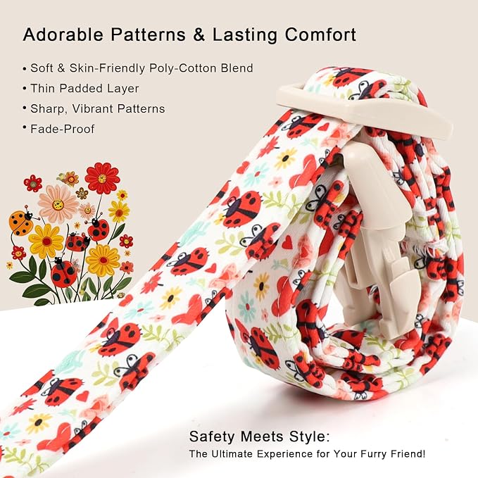 Ladybug Dog Collar for Small Dogs - Image 4