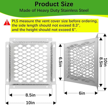 Dryer Exhaust Guard Vent Cover, Dryer Vent Bird Guard - Image 2