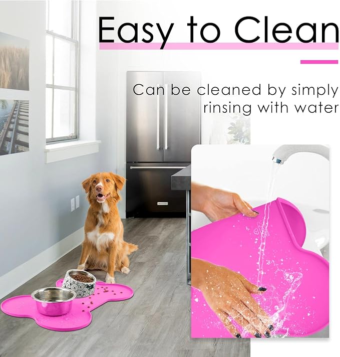 Super Design Dog Food Mat Dog Bowl Mat - Image 5